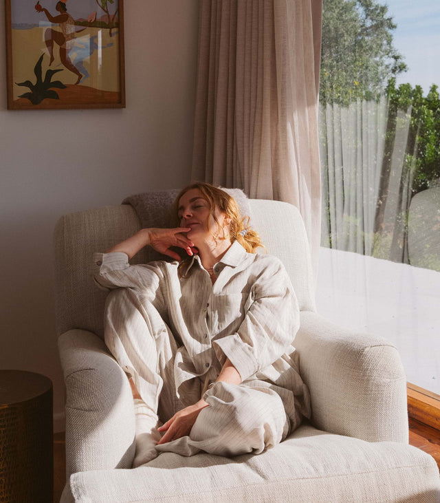Linen Loungewear Set