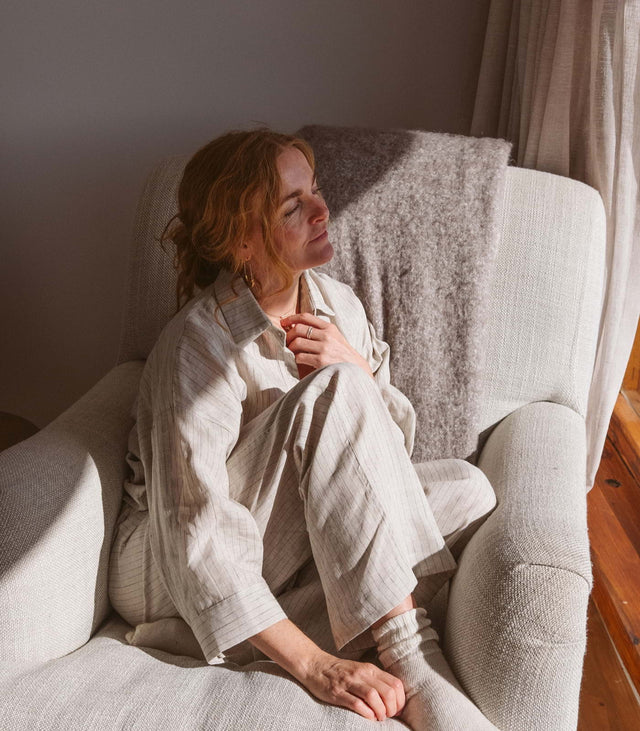 Linen Loungewear Set