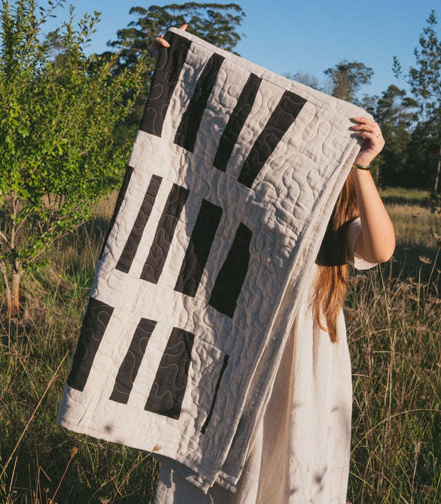 Linen Patchwork Quilt