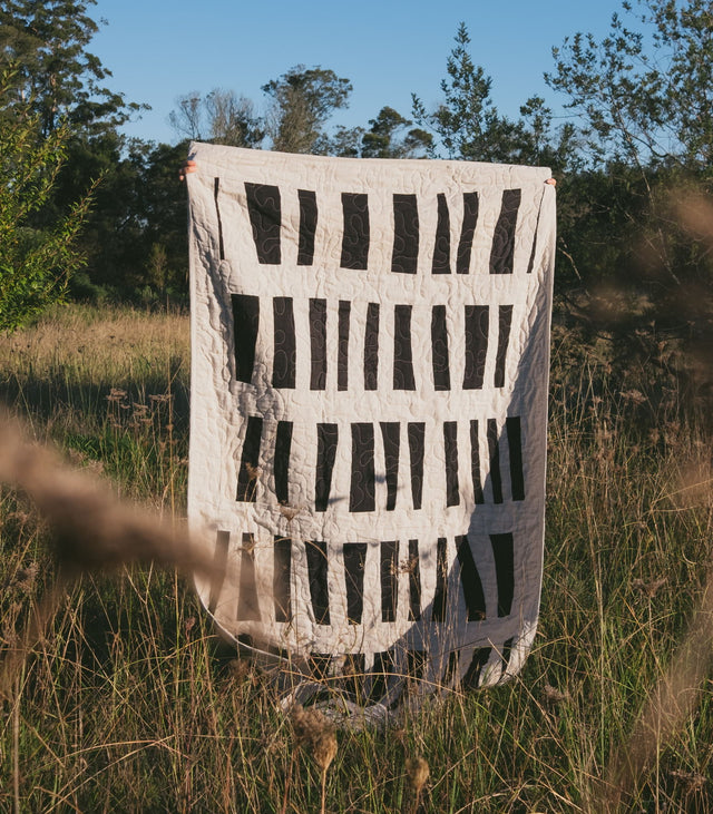 Linen Patchwork Quilt