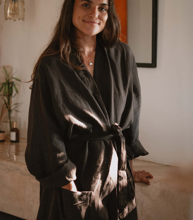 Linen Dressing Gown