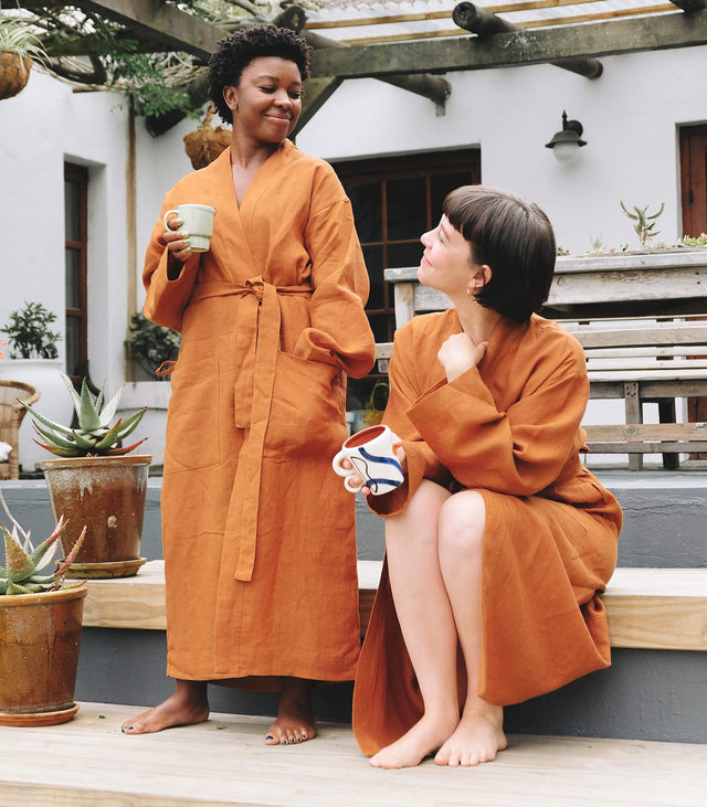 Linen Dressing Gown