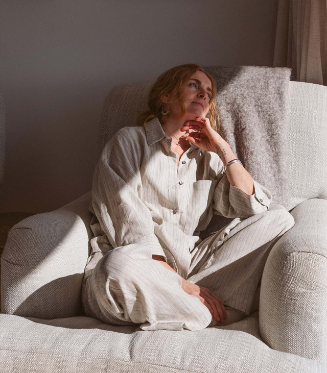 Linen Loungewear Set