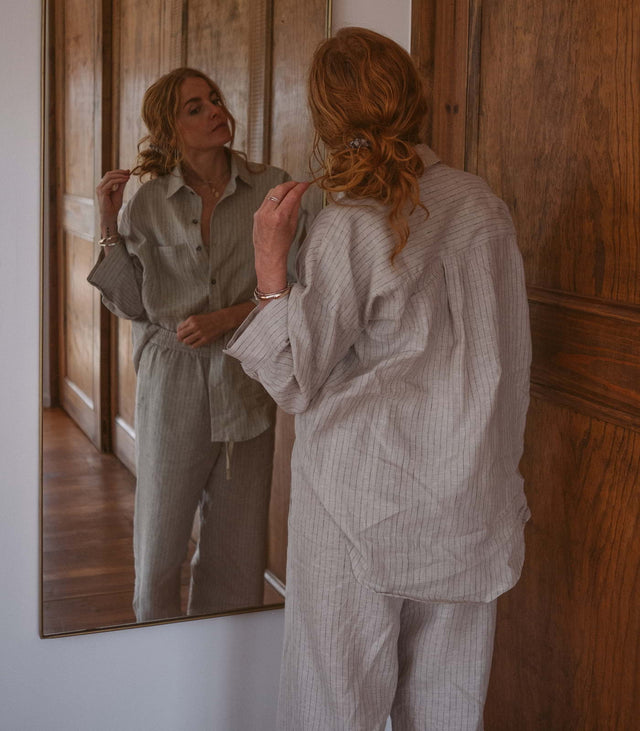 Linen Loungewear Set
