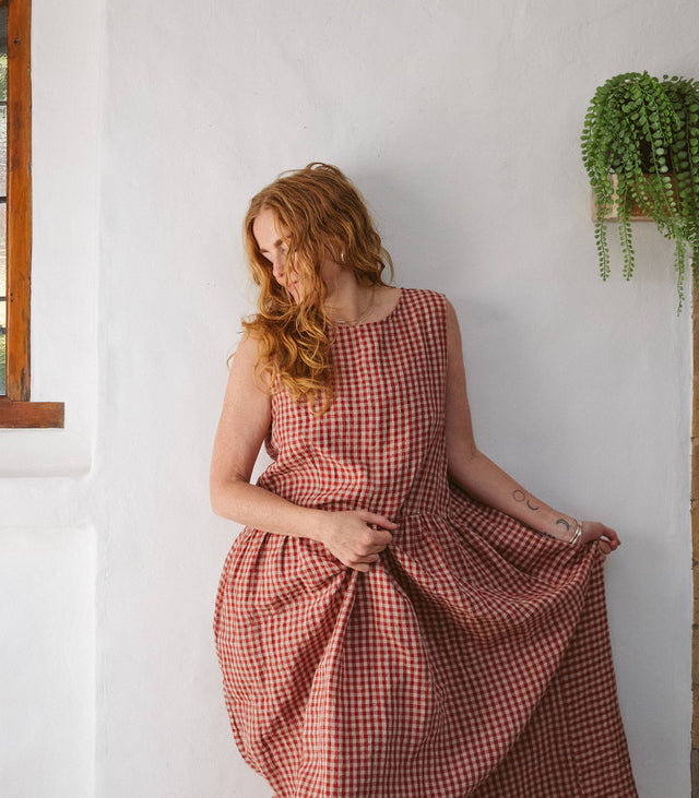 Drop Waist Dress (Sleeveless)